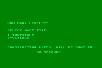 Minotaur's Labyrinth atari screenshot