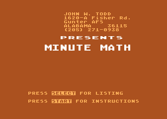 Minute Math — screenshot 1