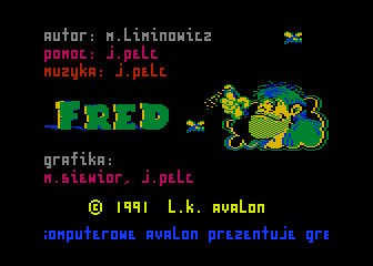 Misja / Fred atari screenshot