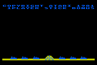 Missile Command atari screenshot