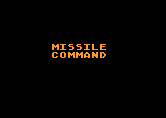 Missile Command atari screenshot