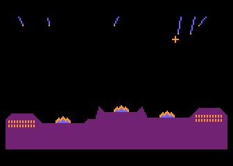 Missile Command atari screenshot