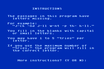 M-ss-ng L-nks - MicroEncyclopedia atari screenshot