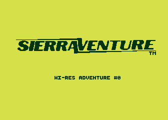 Hi-Res Adventure #0 - Mission: Asteroid atari screenshot
