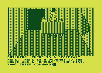Hi-Res Adventure #0 - Mission: Asteroid atari screenshot