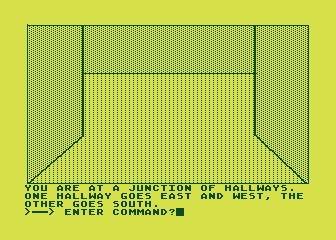 Hi-Res Adventure #0 - Mission: Asteroid atari screenshot