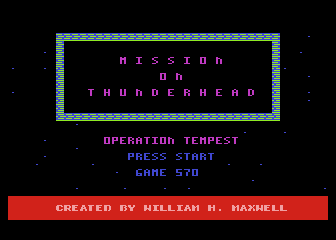 Mission on Thunderhead atari screenshot