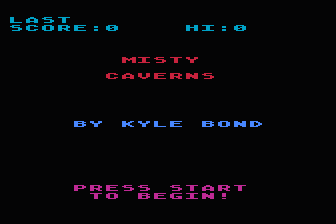 Misty Caverns atari screenshot