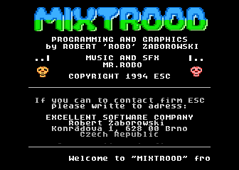 Mixtrood atari screenshot