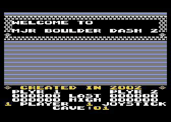 MJR Boulder Dash II atari screenshot
