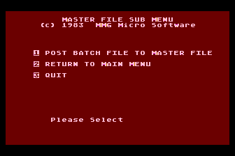 MMG Accounts Receivable atari screenshot