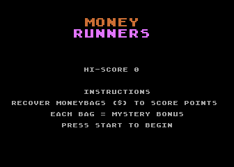 Money Runners atari screenshot