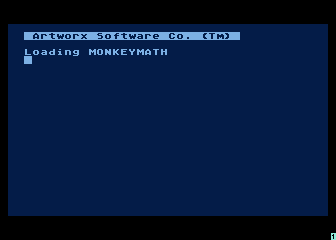 Monkeymath atari screenshot