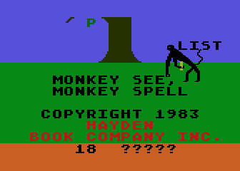 Monkey See, Monkey Spell — screenshot 1