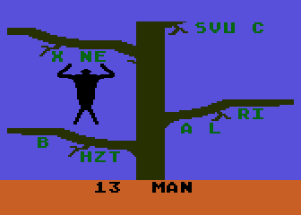 Monkey See, Monkey Spell atari screenshot