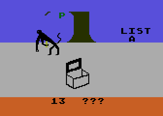 Monkey See, Monkey Spell atari screenshot