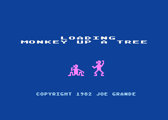 Monkey Up a Tree atari screenshot