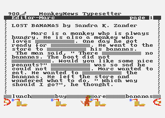 Monkeynews atari screenshot