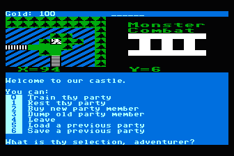Monster Combat III atari screenshot