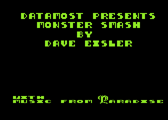 Monster Smash! atari screenshot