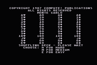 Monte Carlo atari screenshot