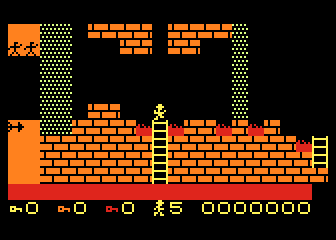 Montezuma Strikes Back atari screenshot