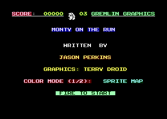 Monty on the Run atari screenshot
