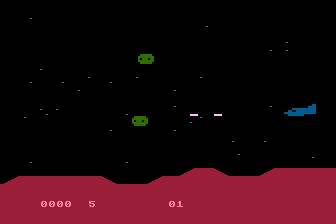 Moon Patrol atari screenshot