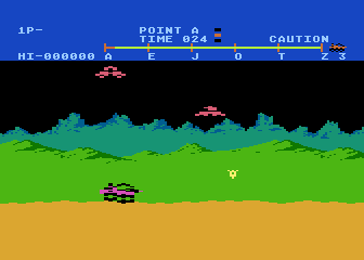 Moon Patrol Redux atari screenshot