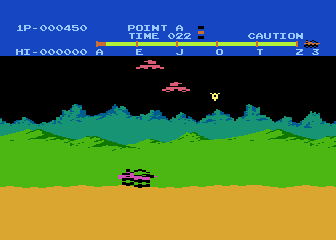 Moon Patrol Redux atari screenshot