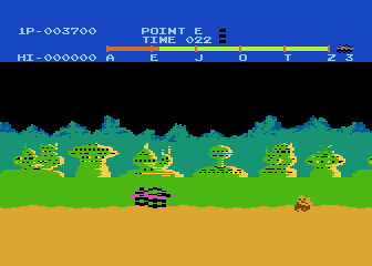 Moon Patrol Redux atari screenshot