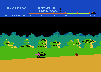 Moon Patrol Redux atari screenshot