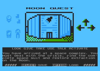 Moon Quest atari screenshot