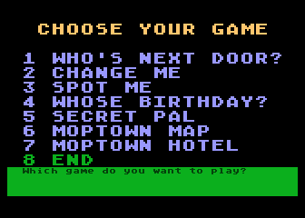 Moptown Hotel atari screenshot