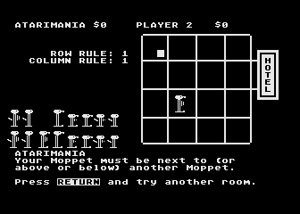 Moptown Hotel atari screenshot