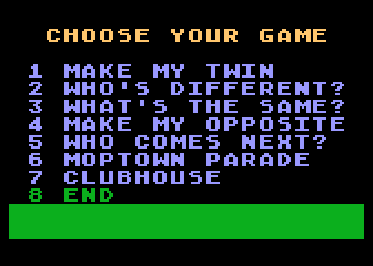 Moptown Parade atari screenshot