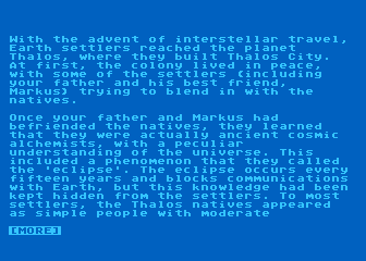 Morgan Tyler Series #1 - Eclipse atari screenshot