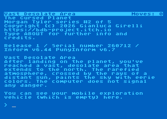 Morgan Tyler Series #2 - The Cursed Planet atari screenshot