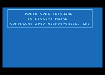 Morse Code Tutor — screenshot 1