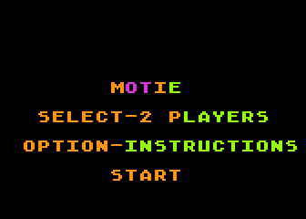 Motie atari screenshot