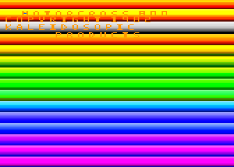 Motocross atari screenshot