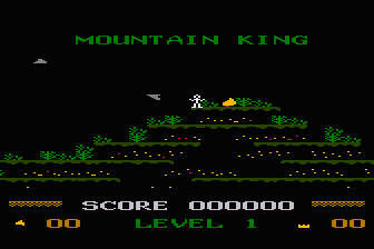 Mountain King atari screenshot
