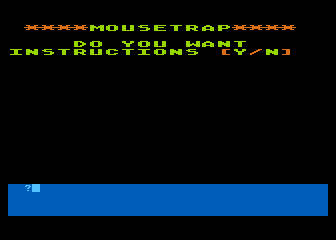 Mousetrap atari screenshot