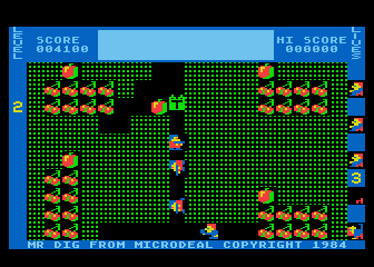 Mr. Dig atari screenshot