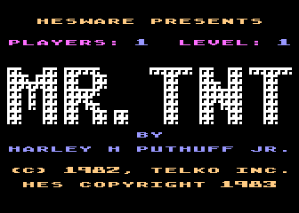 Mr. TNT atari screenshot
