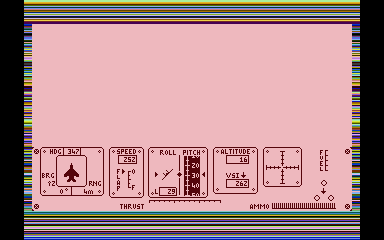 MRCA Mach 2 Combat Flight Simulator atari screenshot