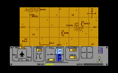 MRCA Mach 2 Combat Flight Simulator atari screenshot