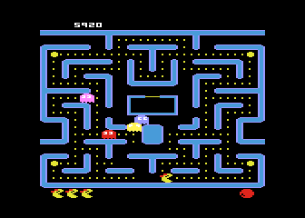 Ms. Pac-Man atari screenshot