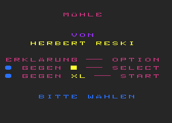 Mühle atari screenshot