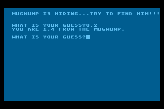 Mugwump Game